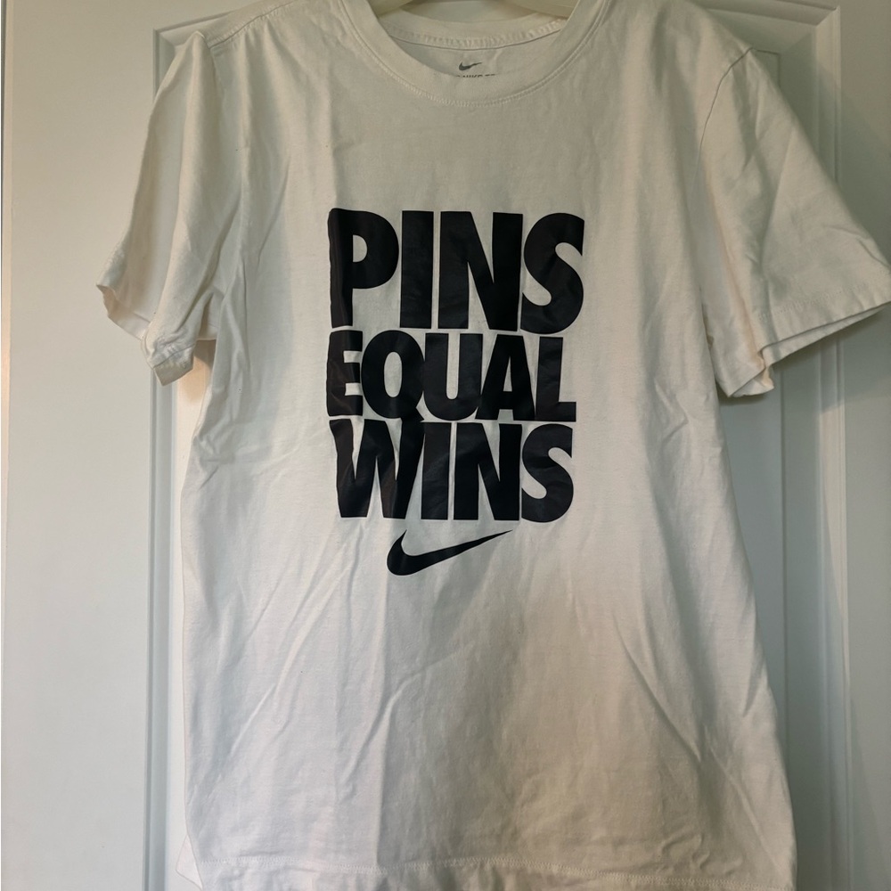 Nike White Tee with Logo